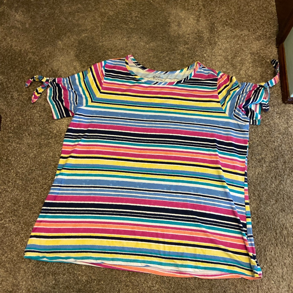 Croft & Barrow Multicolor Striped Top- Croft & Barrow